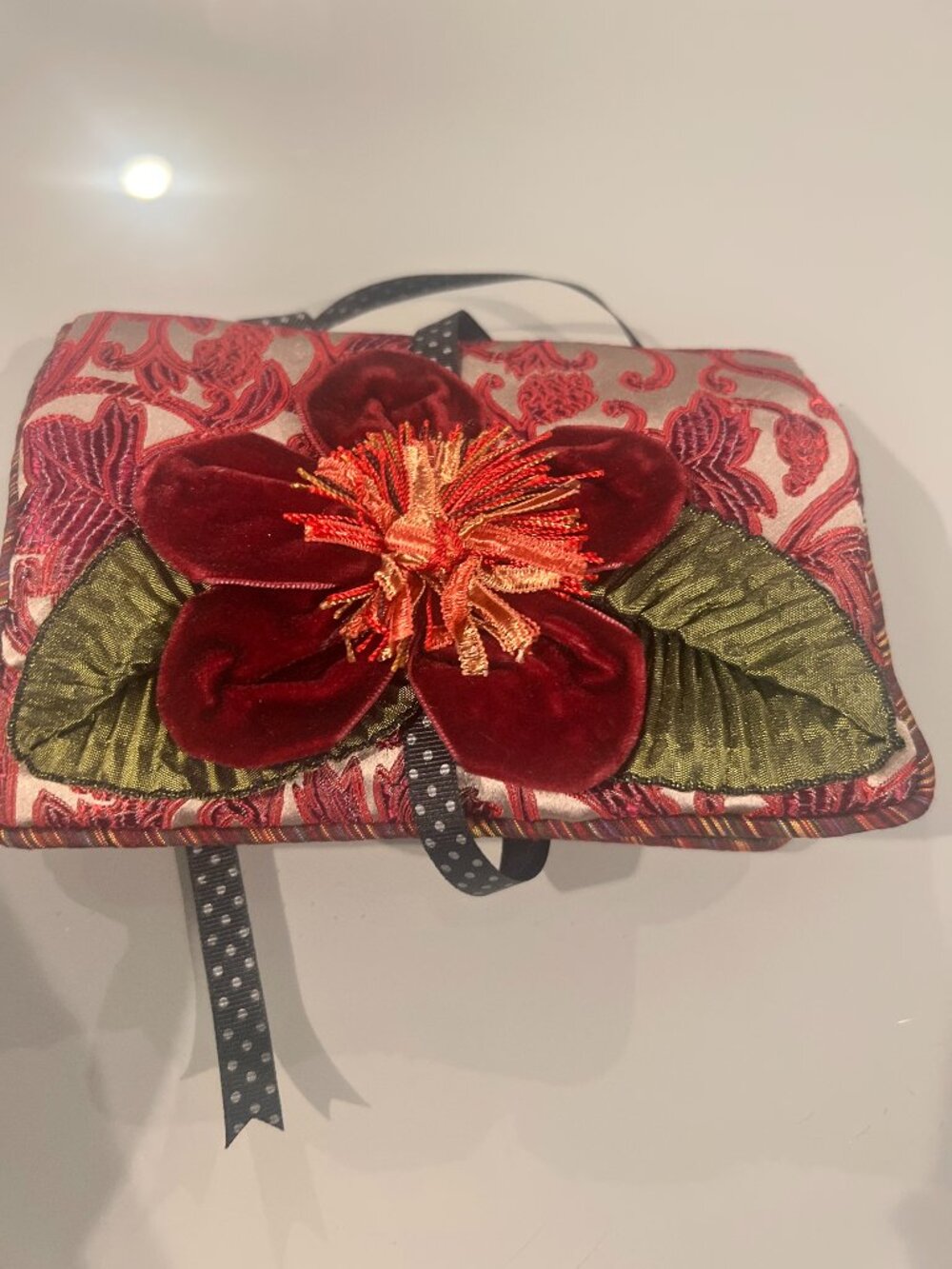 NWT Goody Goody Passion Silk Jellyroll Jewelry Roll Travel Organizer 8257